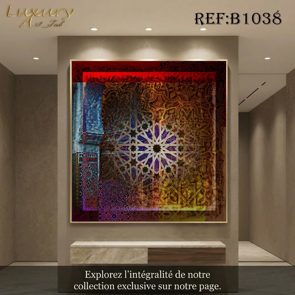 Tableau décoratif traditionnel, orientale et mediterraneenne · B 1038