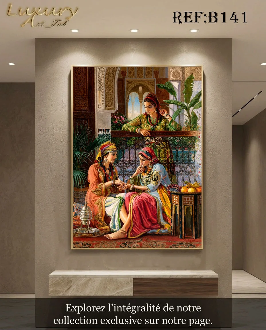 Tableau décoratif traditionnel, orientale et mediterraneenne · B 141