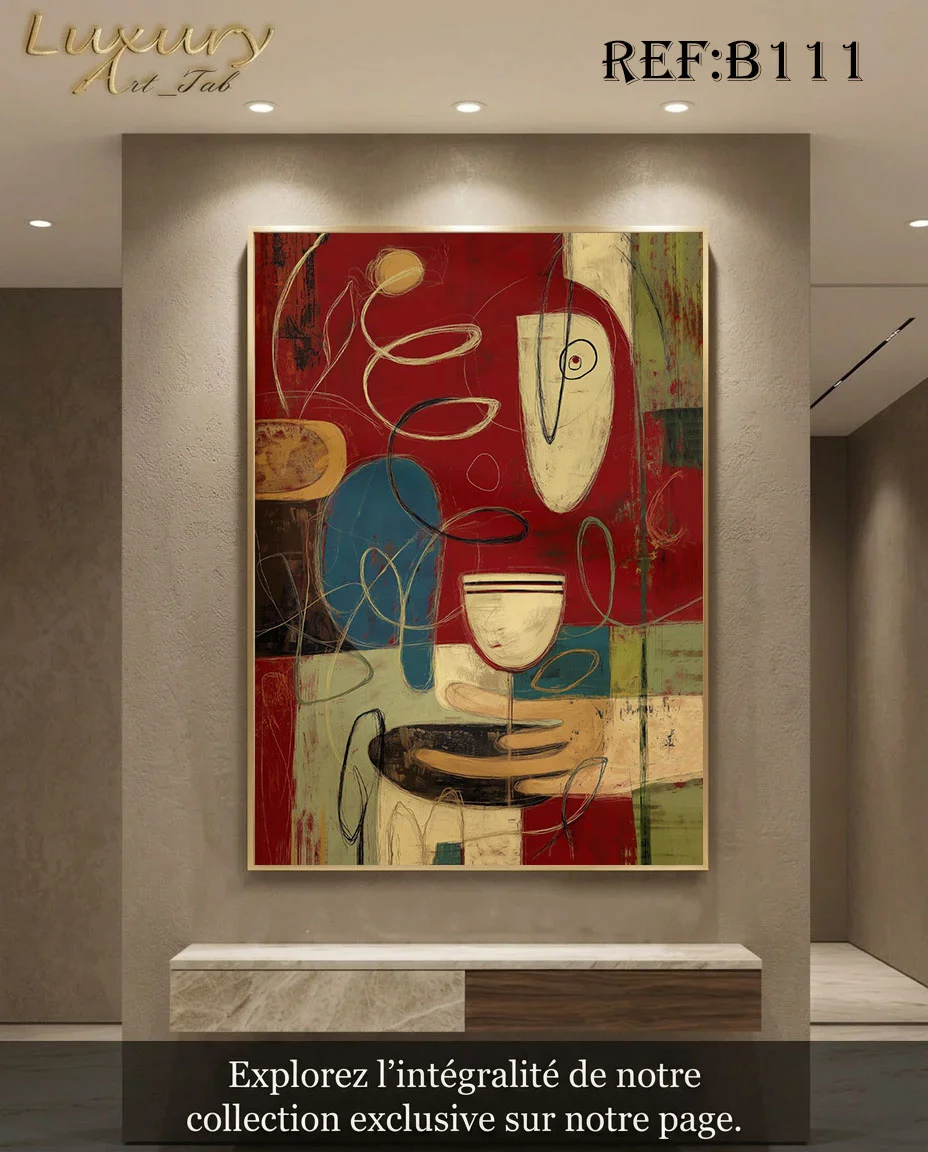 Tableau décoratif moderne abstrait · B 111