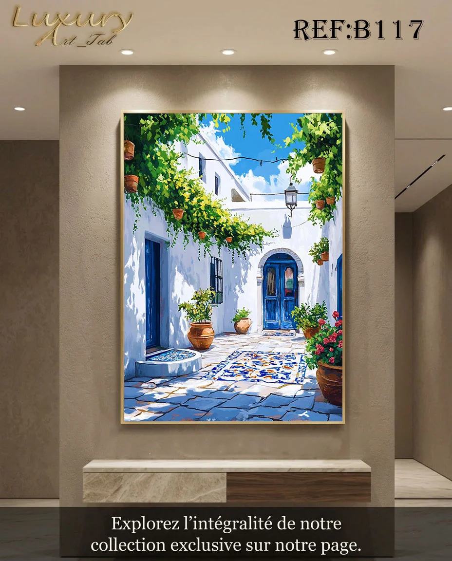 Tableau décoratif traditionnel, orientale et mediterraneenne · B 117