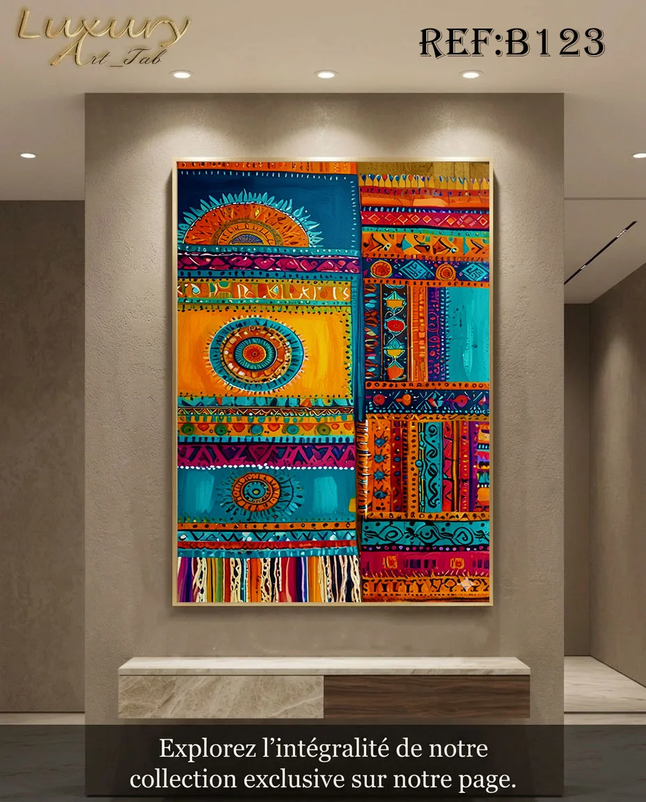 Tableau décoratif traditionnel, orientale et mediterraneenne · B 123