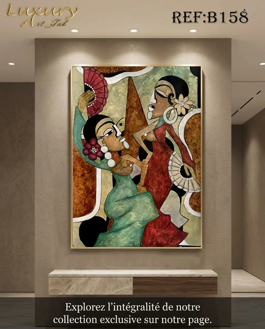 Tableau décoratif moderne abstrait · B 158