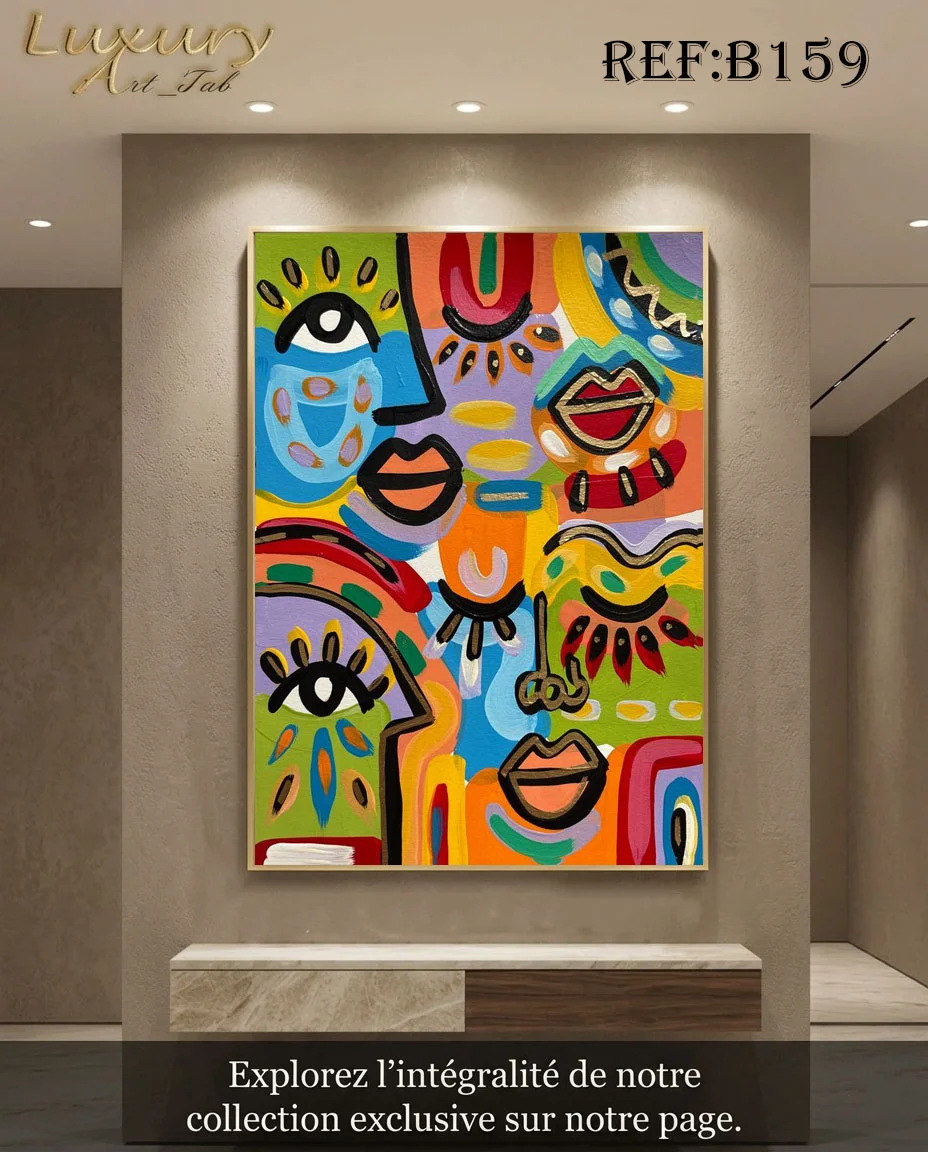Tableau décoratif affro · B 159
