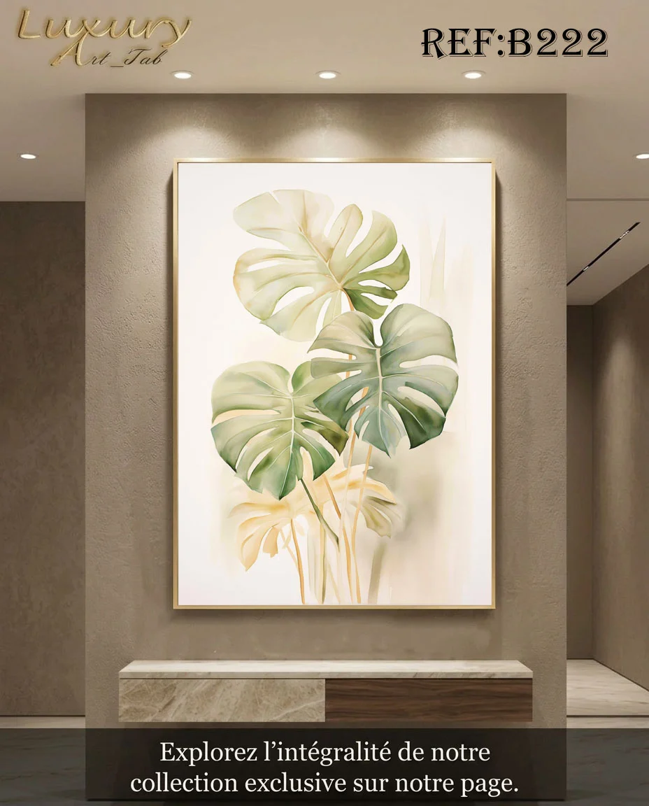 Tableau décoratif florale · B 222