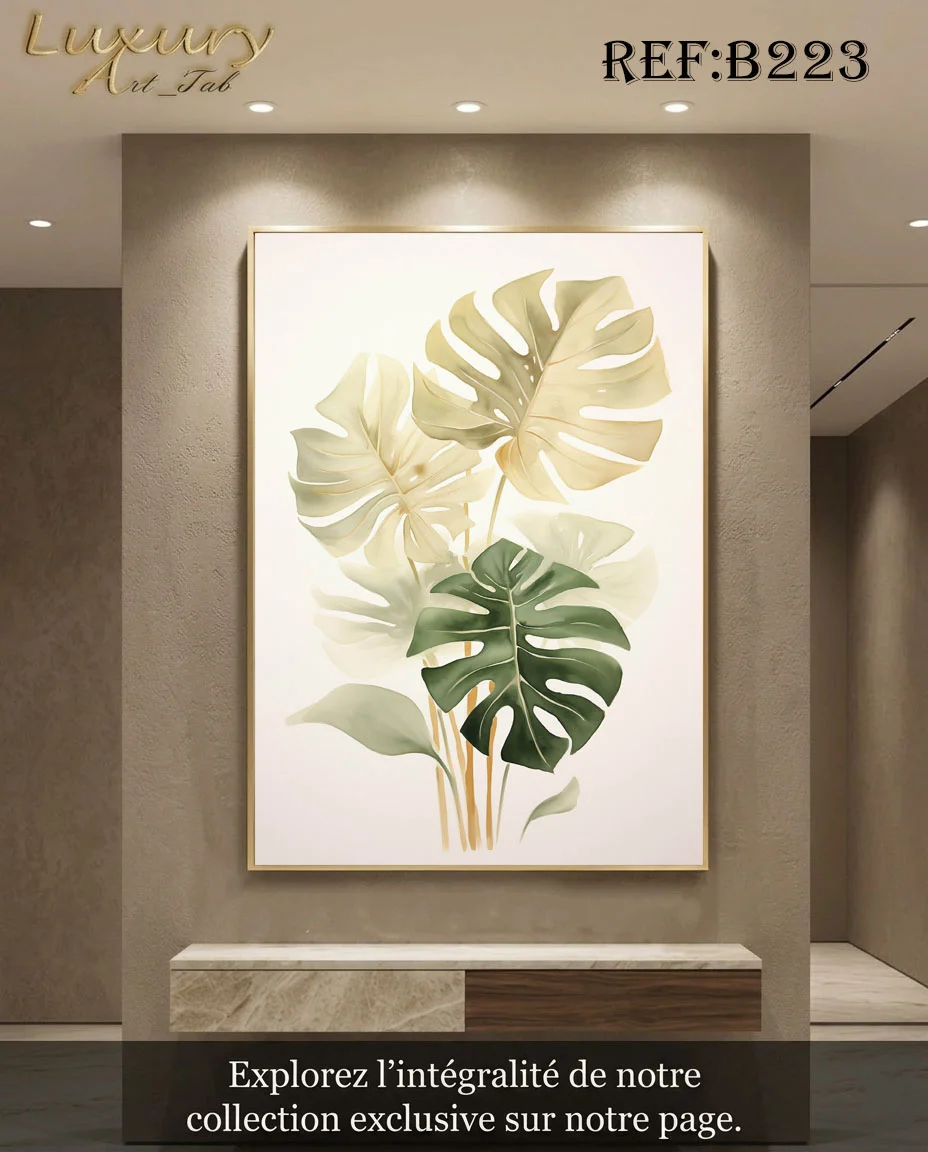 Tableau décoratif florale · B 223