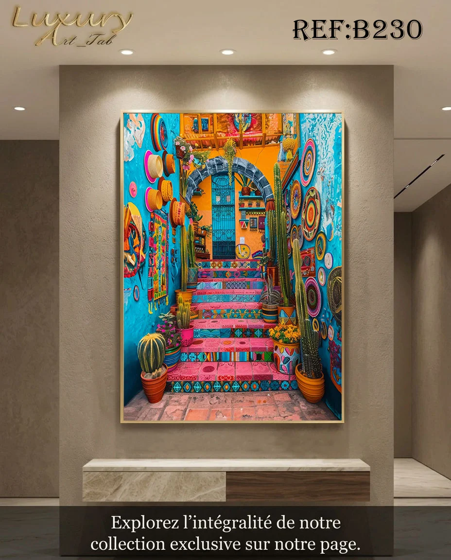 Tableau décoratif traditionnel, orientale et mediterraneenne · B 230