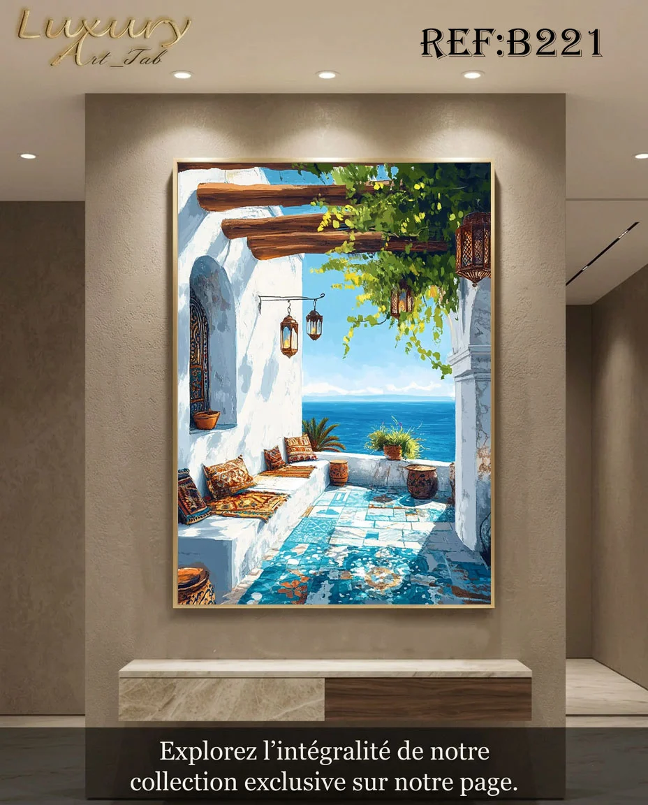 Tableau décoratif traditionnel, orientale et mediterraneenne · B 221