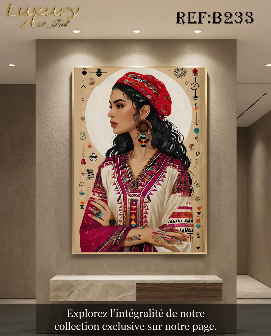 Tableau décoratif traditionnel, orientale et mediterraneenne · B 233