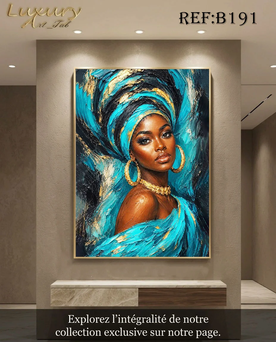 Tableau décoratif affro · B 191'