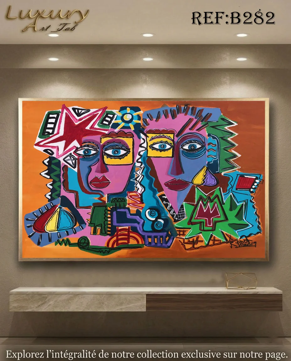 Tableau décoratif moderne abstrait · B 282