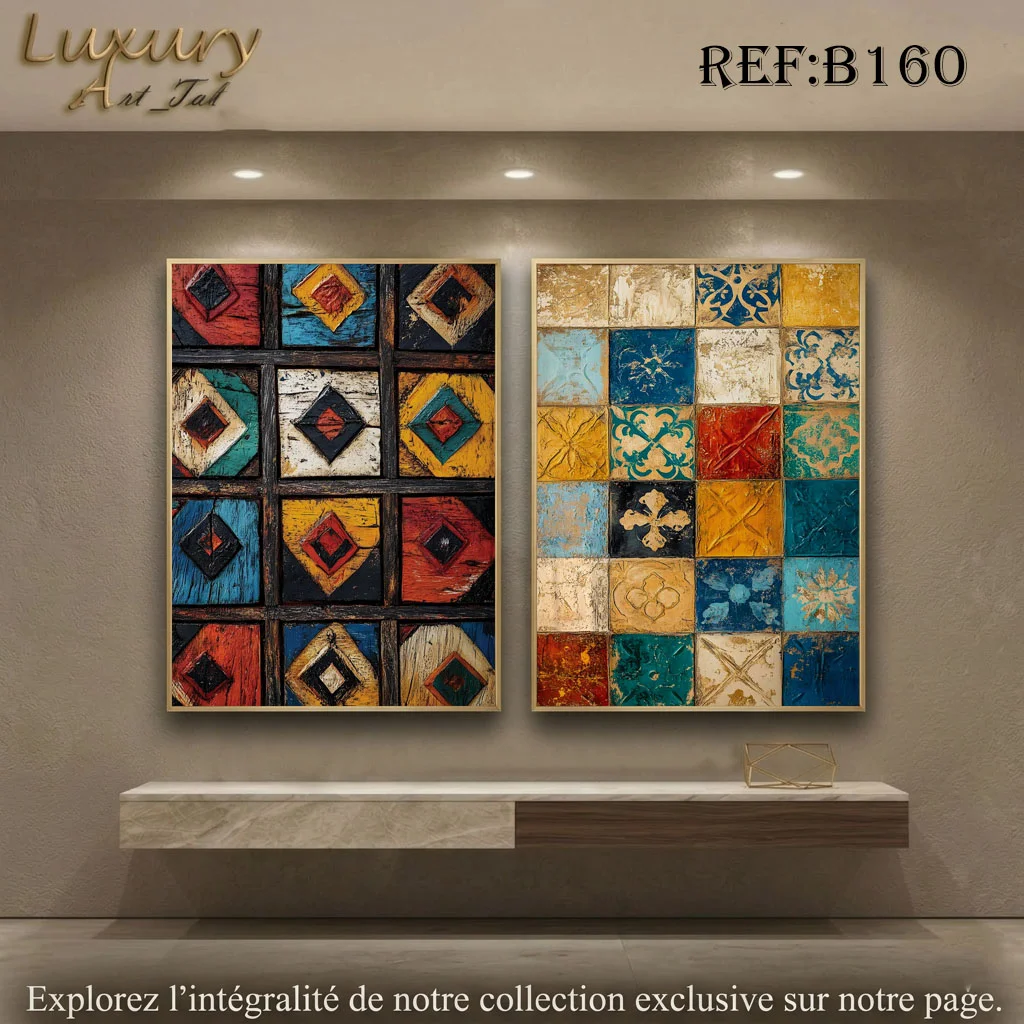 Tableau décoratif affro · B 160