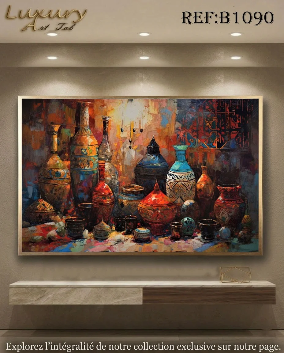 Tableau décoratif traditionnel, orientale et mediterraneenne · B 1090