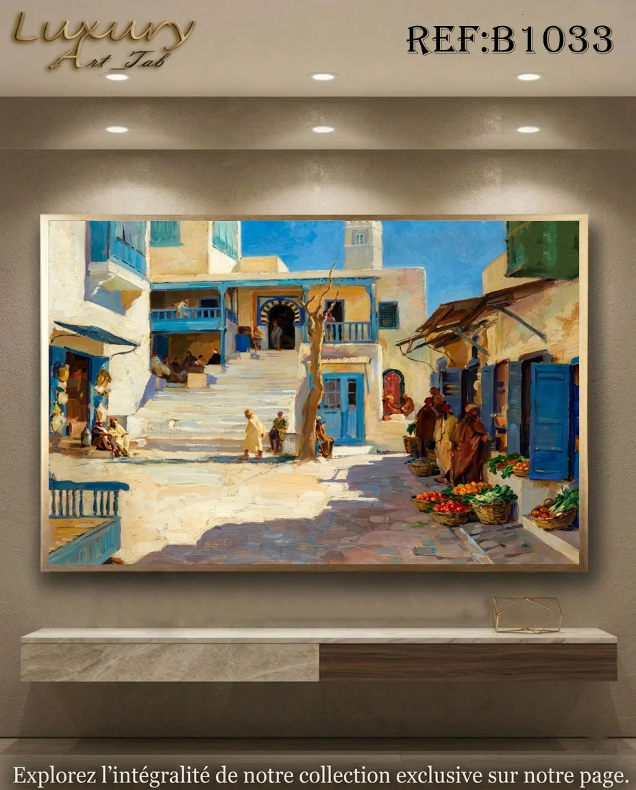 Tableau décoratif traditionnel, orientale et mediterraneenne · B 1033