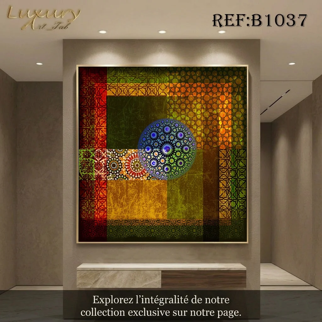 Tableau décoratif traditionnel, orientale et mediterraneenne · B 1037