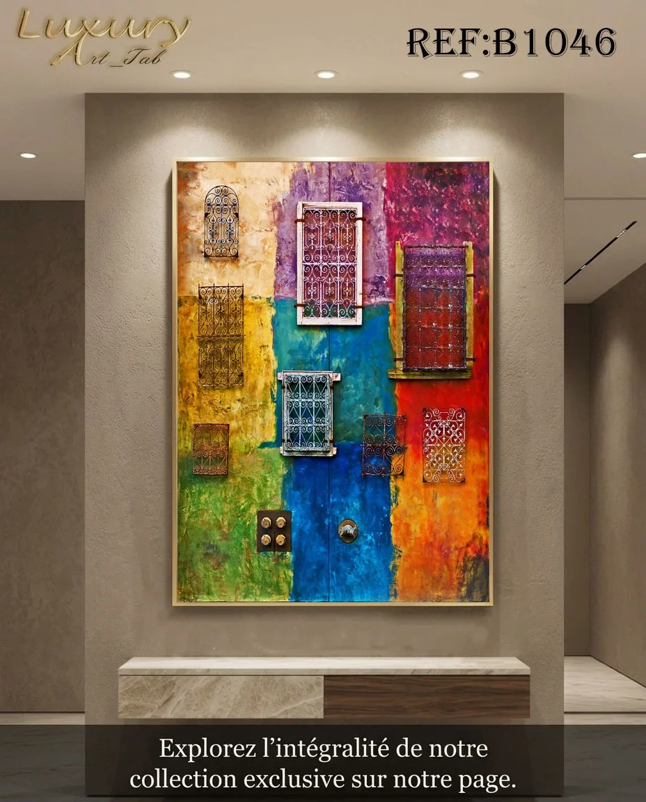 Tableau décoratif traditionnel, orientale et mediterraneenne · B 1046
