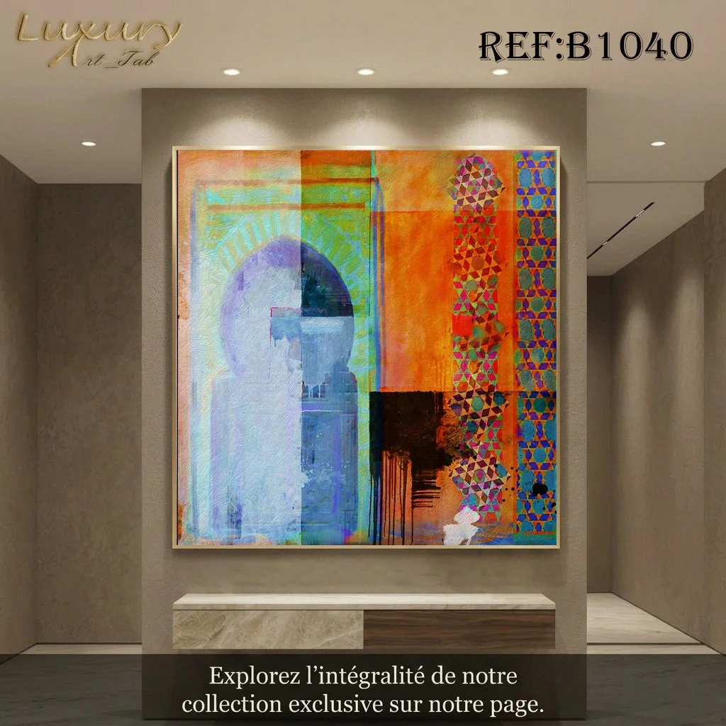 Tableau décoratif traditionnel, orientale et mediterraneenne · B 1040