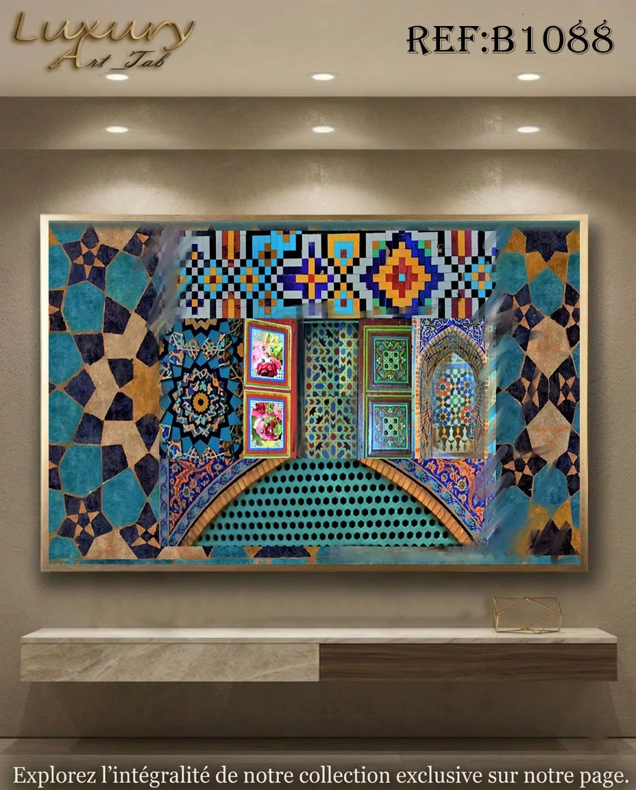 Tableau décoratif traditionnel, orientale et mediterraneenne · B 1088