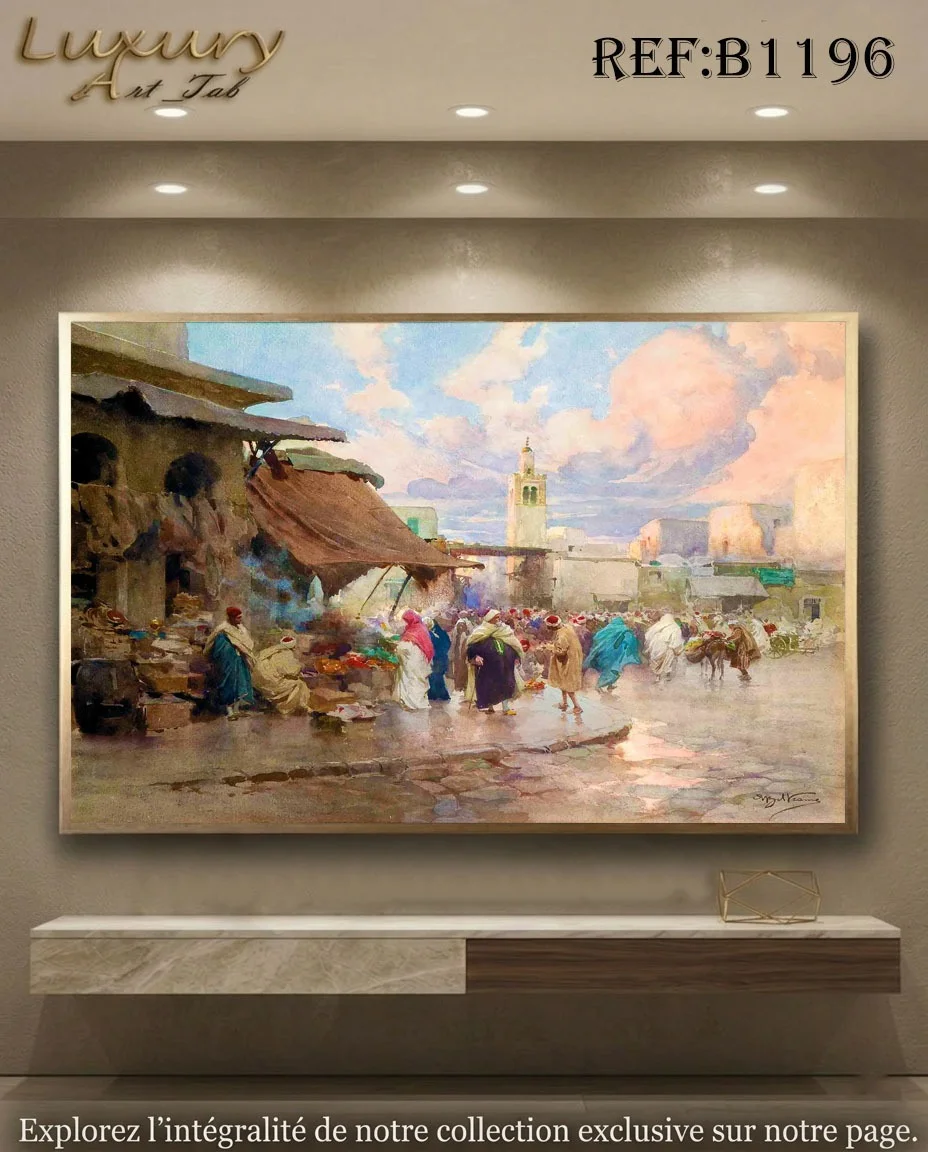 Tableau décoratif traditionnel, orientale et mediterraneenne · B 1196