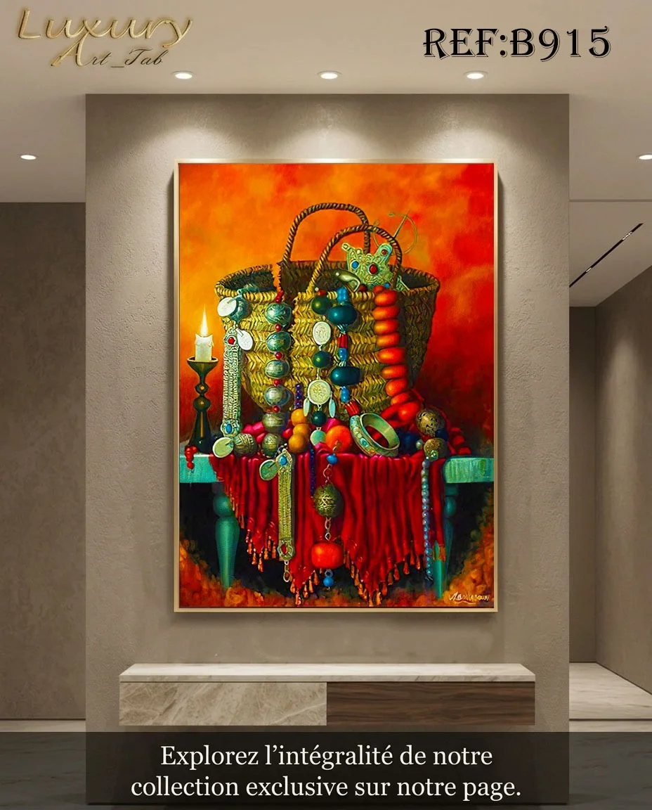 Tableau décoratif traditionnel, orientale et mediterraneenne · B 915