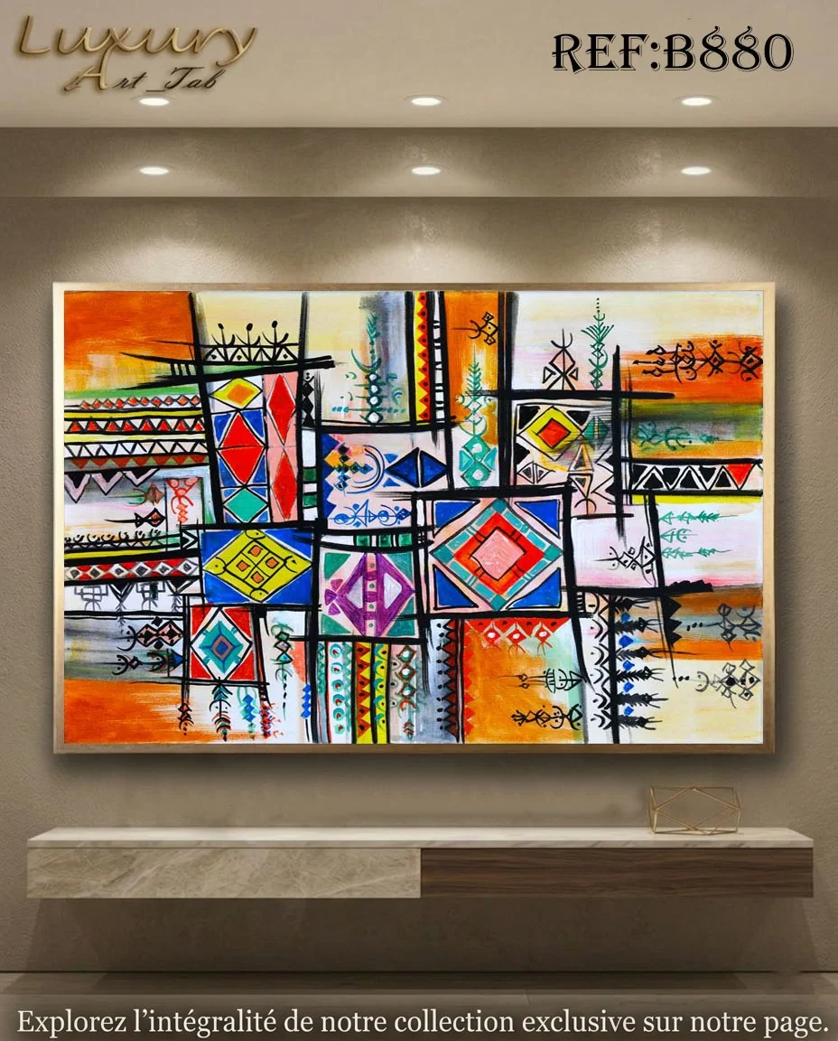 Tableau décoratif traditionnel, orientale et mediterraneenne · B 880
