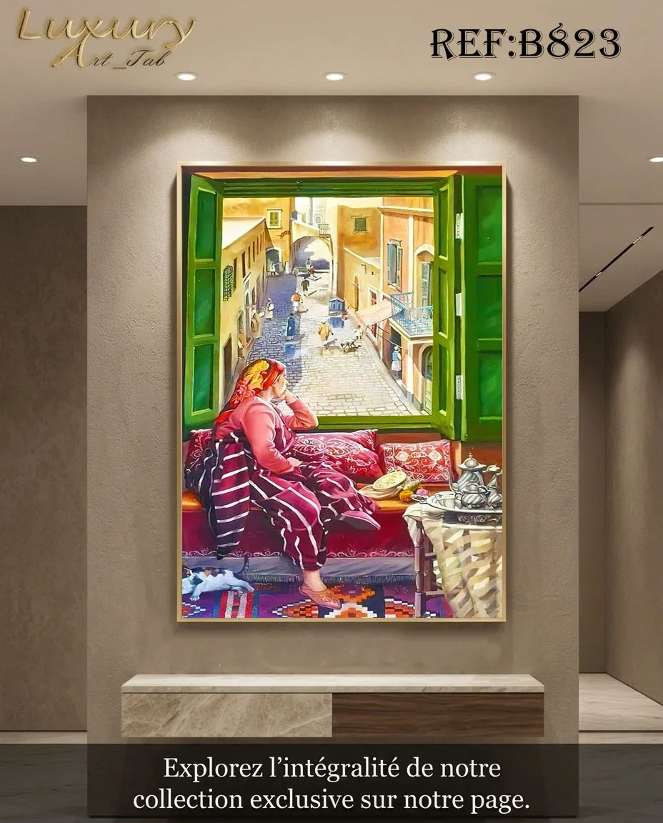 Tableau décoratif traditionnel, orientale et mediterraneenne · B 823