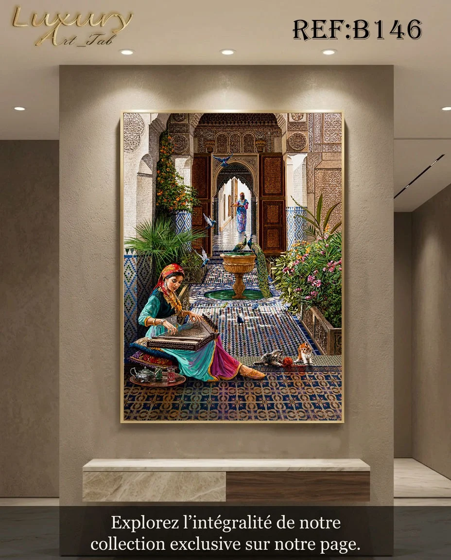 Tableau décoratif traditionnel, orientale et mediterraneenne · B 146