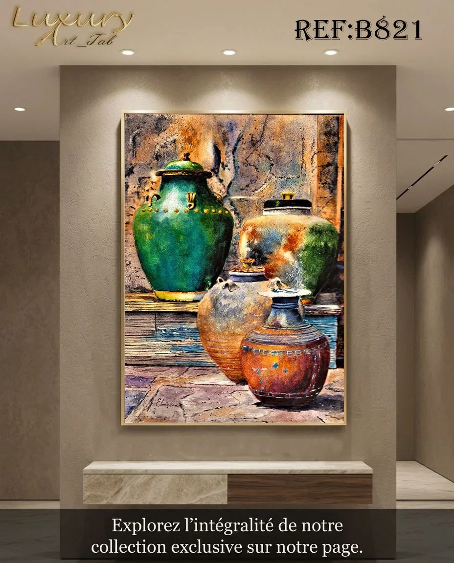 Tableau décoratif traditionnel, orientale et mediterraneenne · B 821