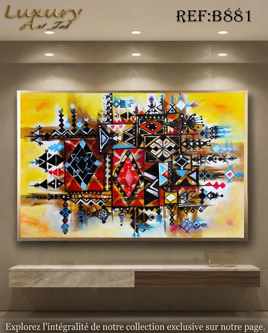 Tableau décoratif traditionnel, orientale et mediterraneenne · B 881