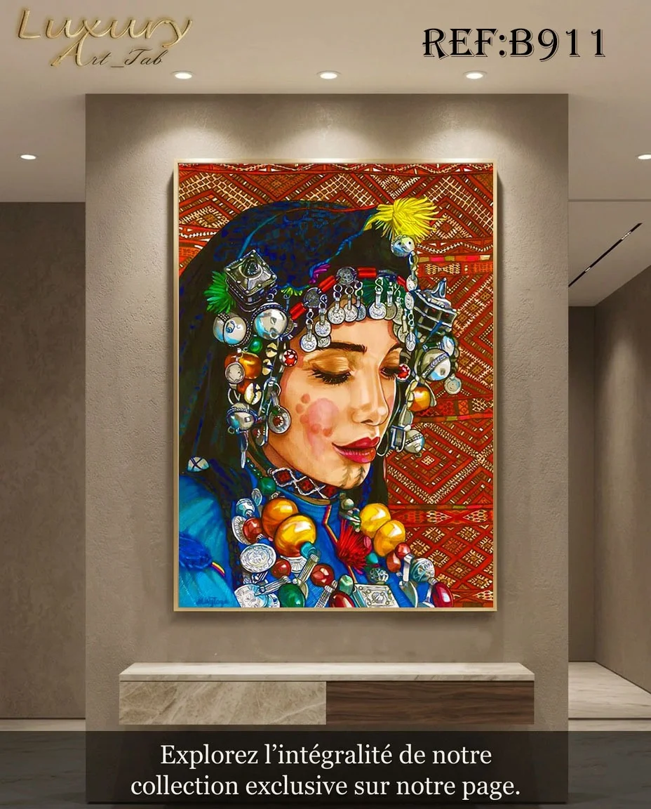 Tableau décoratif traditionnel, orientale et mediterraneenne · B 911