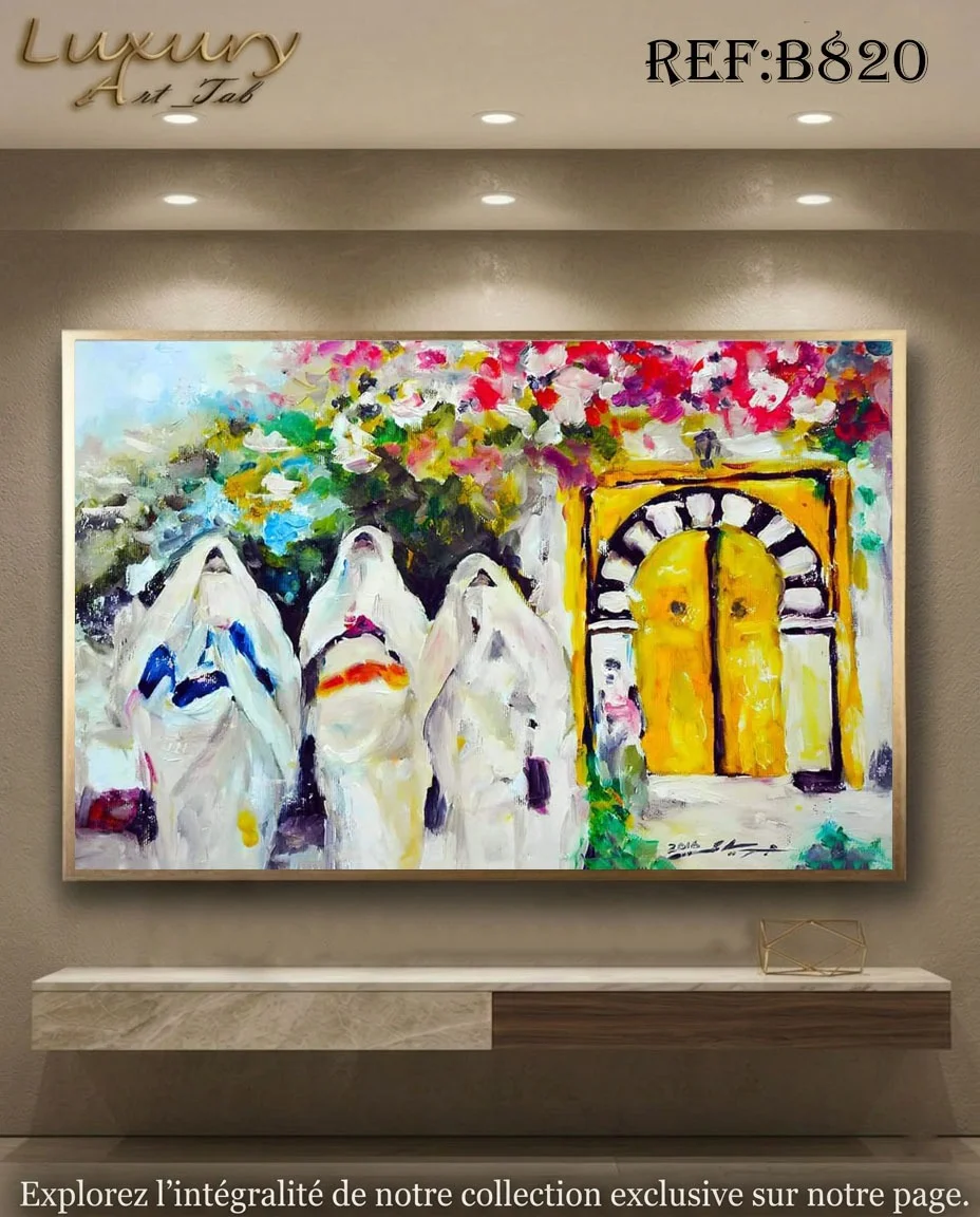 Tableau décoratif traditionnel, orientale et mediterraneenne · B 820