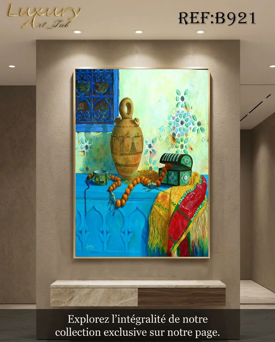 Tableau décoratif traditionnel, orientale et mediterraneenne · B 921