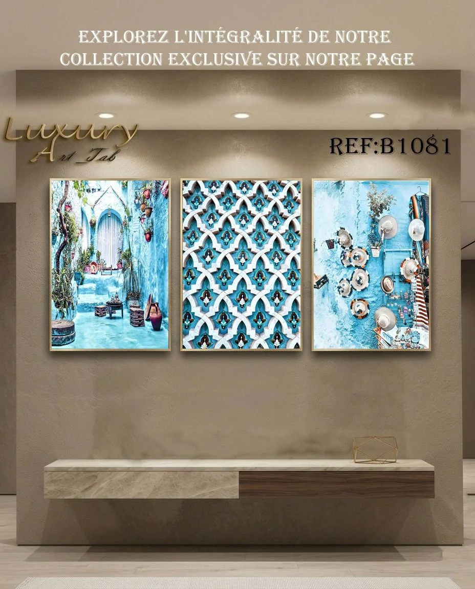 Tableau décoratif traditionnel, orientale et mediterraneenne · B 1081