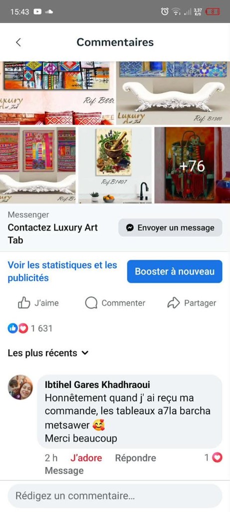 Avis de Ibtihel Gares Khadhraoui